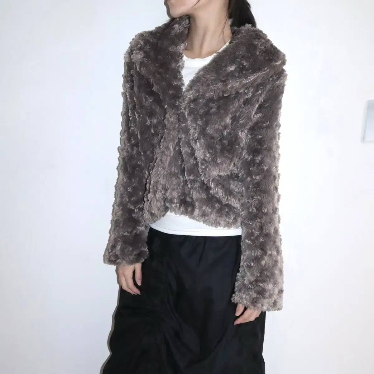 Fairy rabbit fur jacket