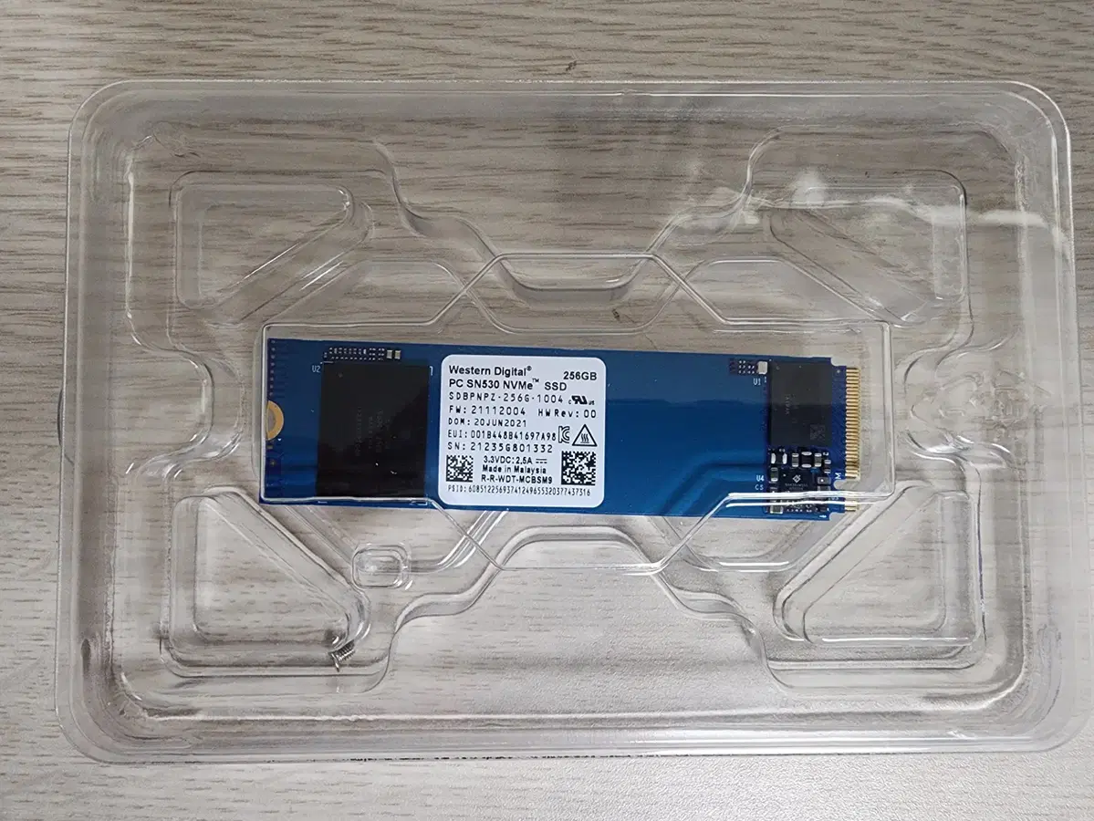 SSD WD sn530  256GB /원도우11, 문서/2개 남음