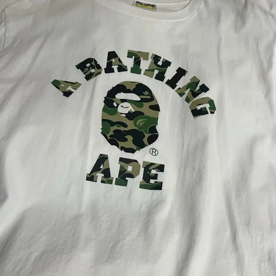 베이프 bape 반팔티 퍼스트카모 컬리지 티 BAPE 1ST CAMO C