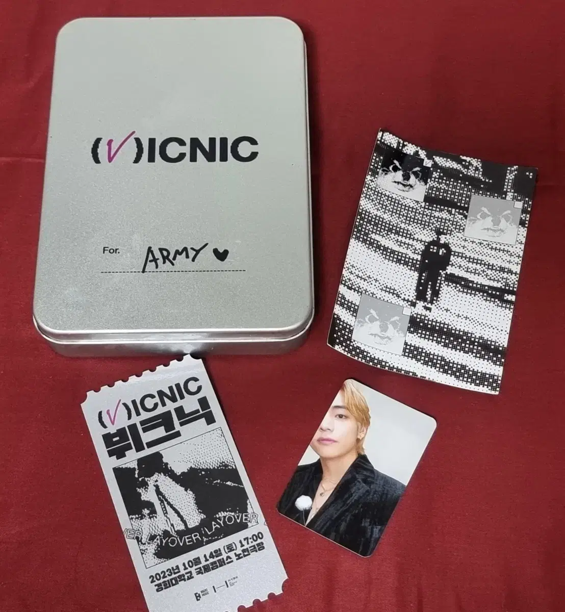 bts v vicnic gift set