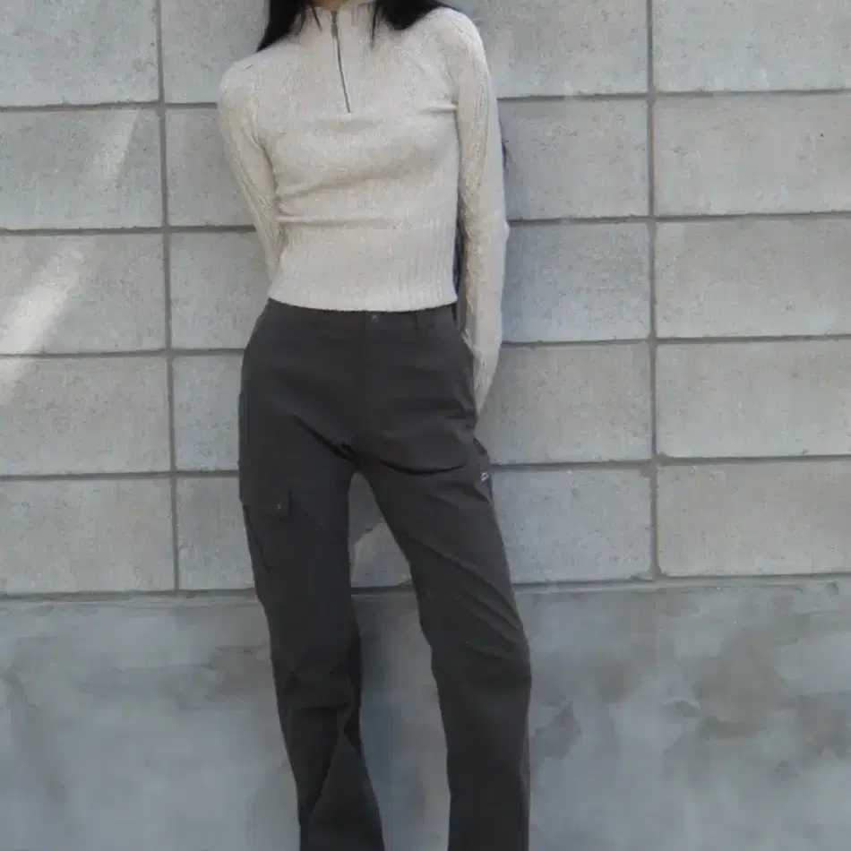 Asymmetric Mountain Pants/웰빙익스프레스/카키