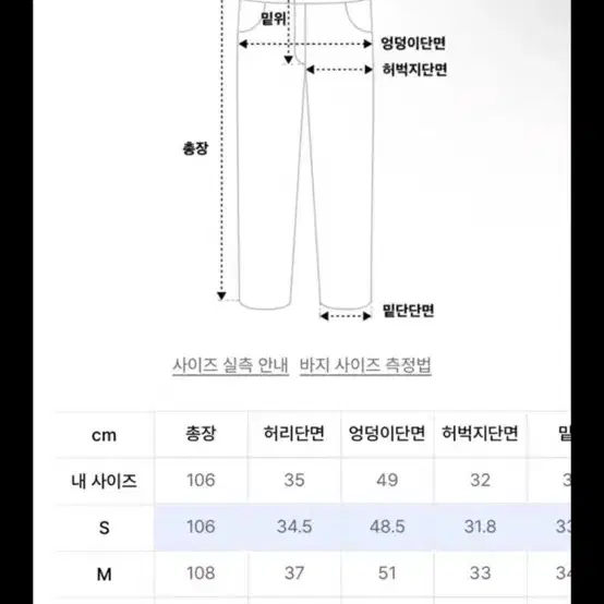 세터 스웻바지 s사이즈 남녀공용