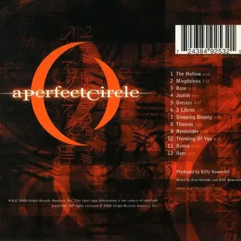 A Perfect Circle - Mer De (CD)유럽반2000NM-