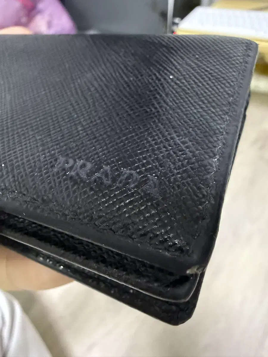 프라다 prada 정품 카드 지갑