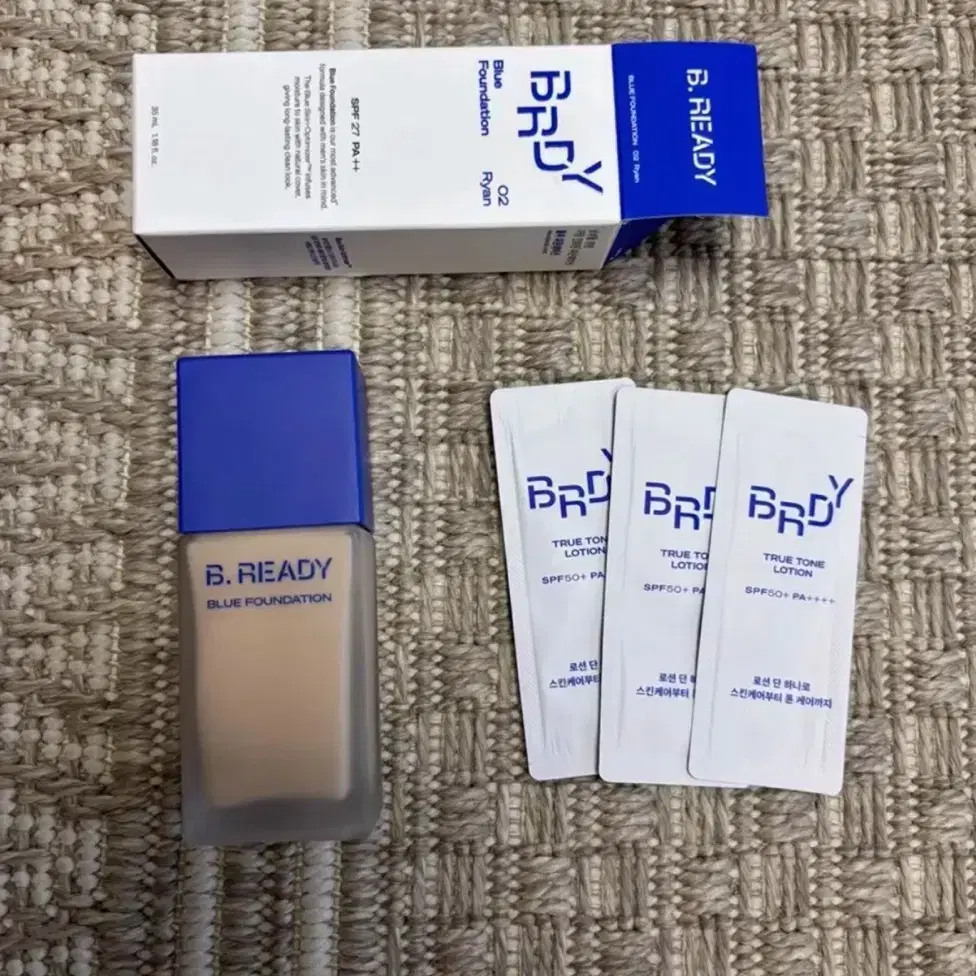 비레디 블루파운데이션 02 라이언 35ml+트루 톤로션1ml*3