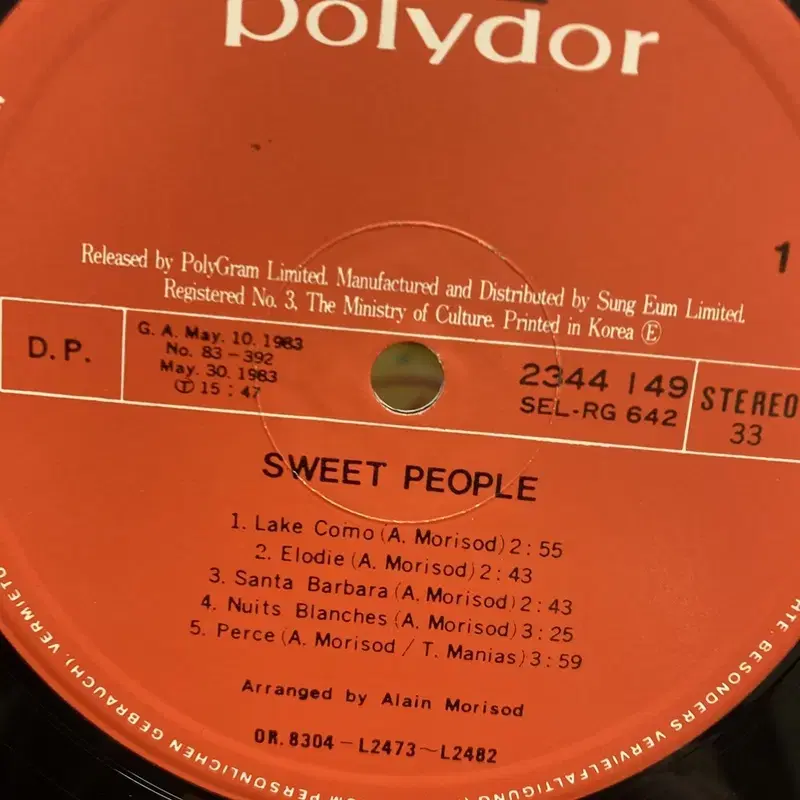 SWEET PEOPLE LP / AA6903