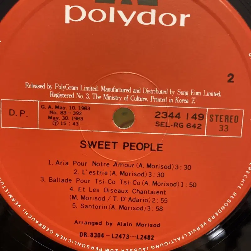 SWEET PEOPLE LP / AA6903