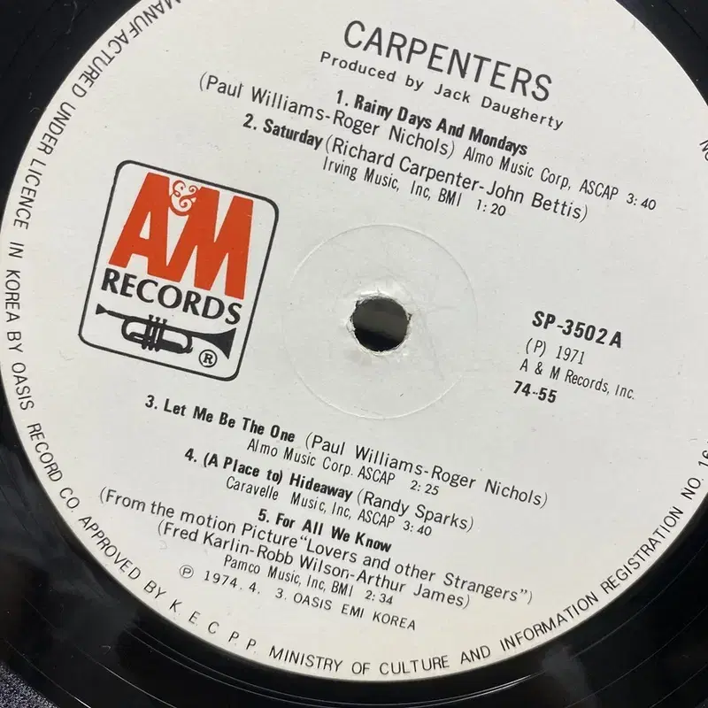 CARPENTERS LP / AA6933