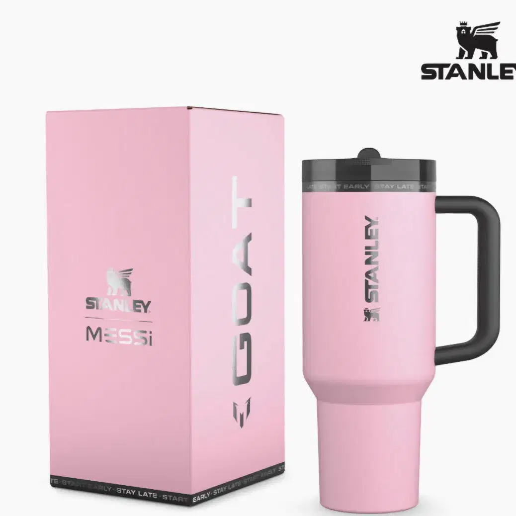 [MESSI X STANLEY] 퀜처 프로투어 플립 스트로 텀블러 팝니다