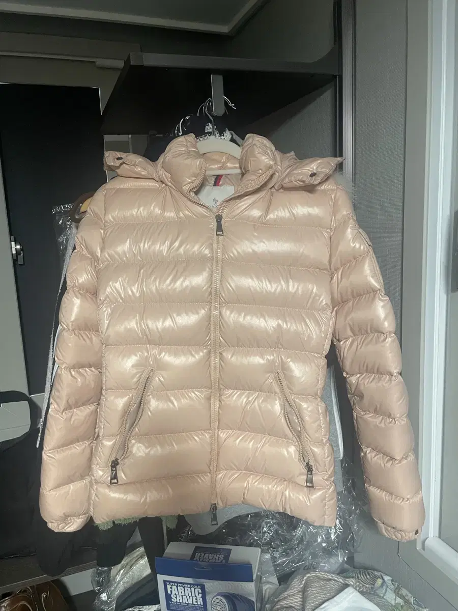 MONCLER BADYFUR 몽클레어 폭스퍼 다운 재킷 핑크