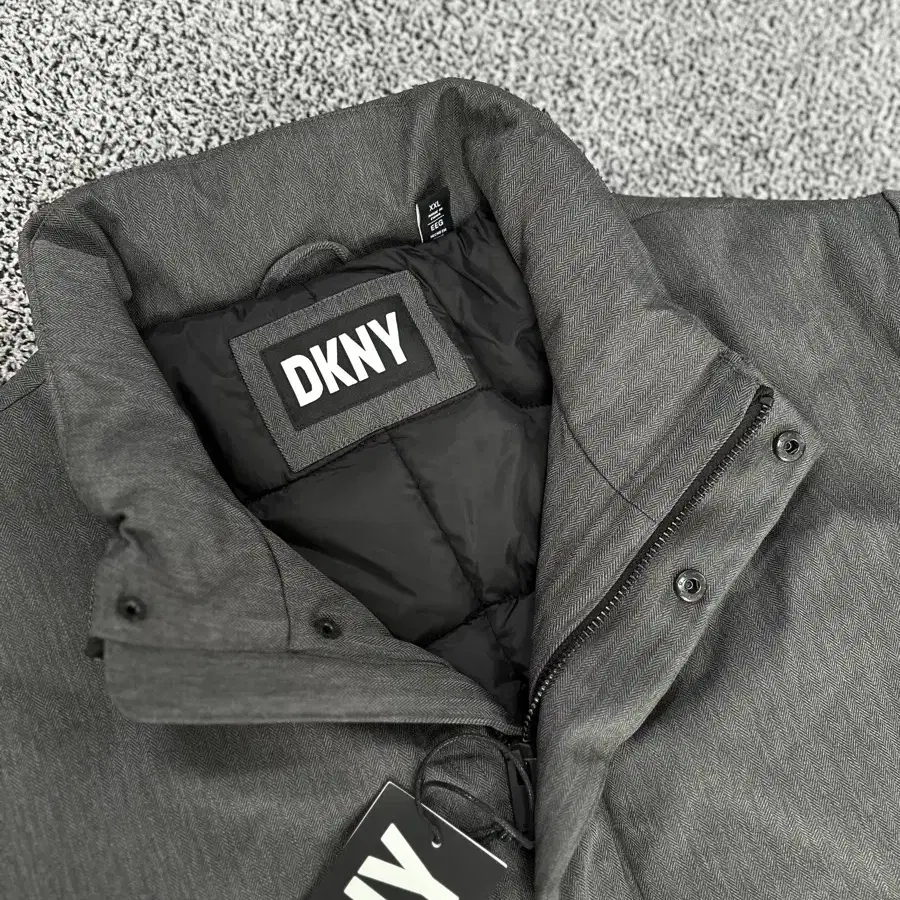 (XXL)DKNY 방수원단 패디드 워킹 코트