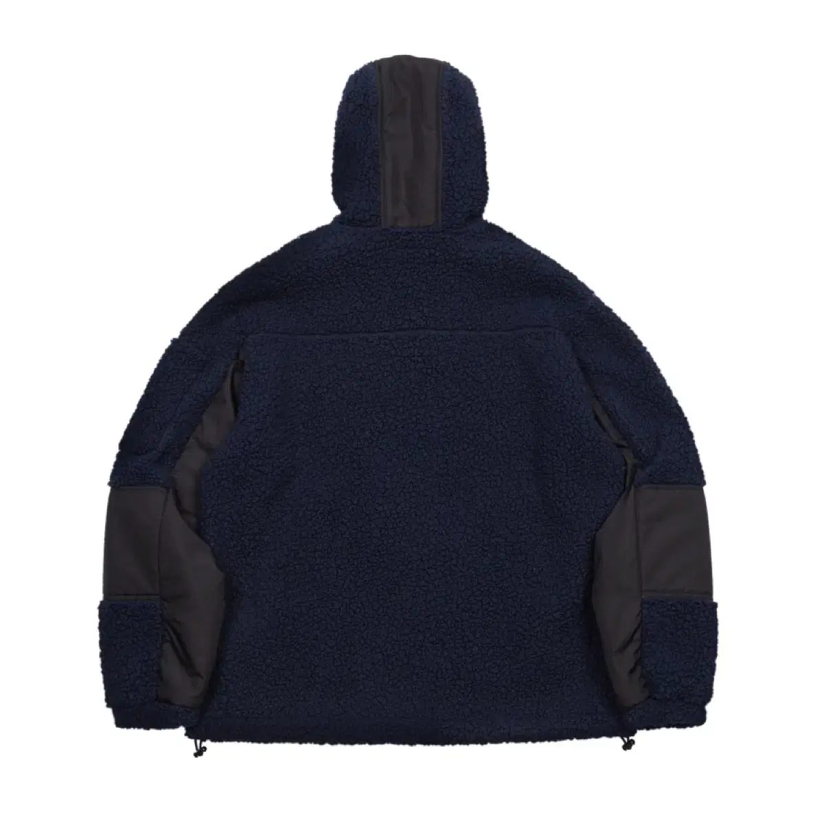 (무신사)Boa Fleece Hood Zipup Jacket Navy