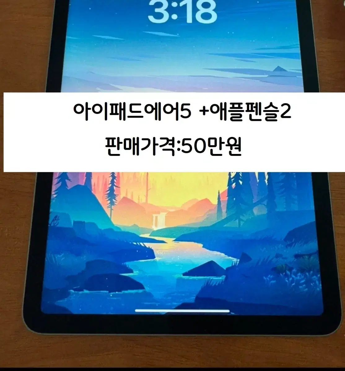 (판매가격:50만원)(아이패드에어5+애플펜슬2)