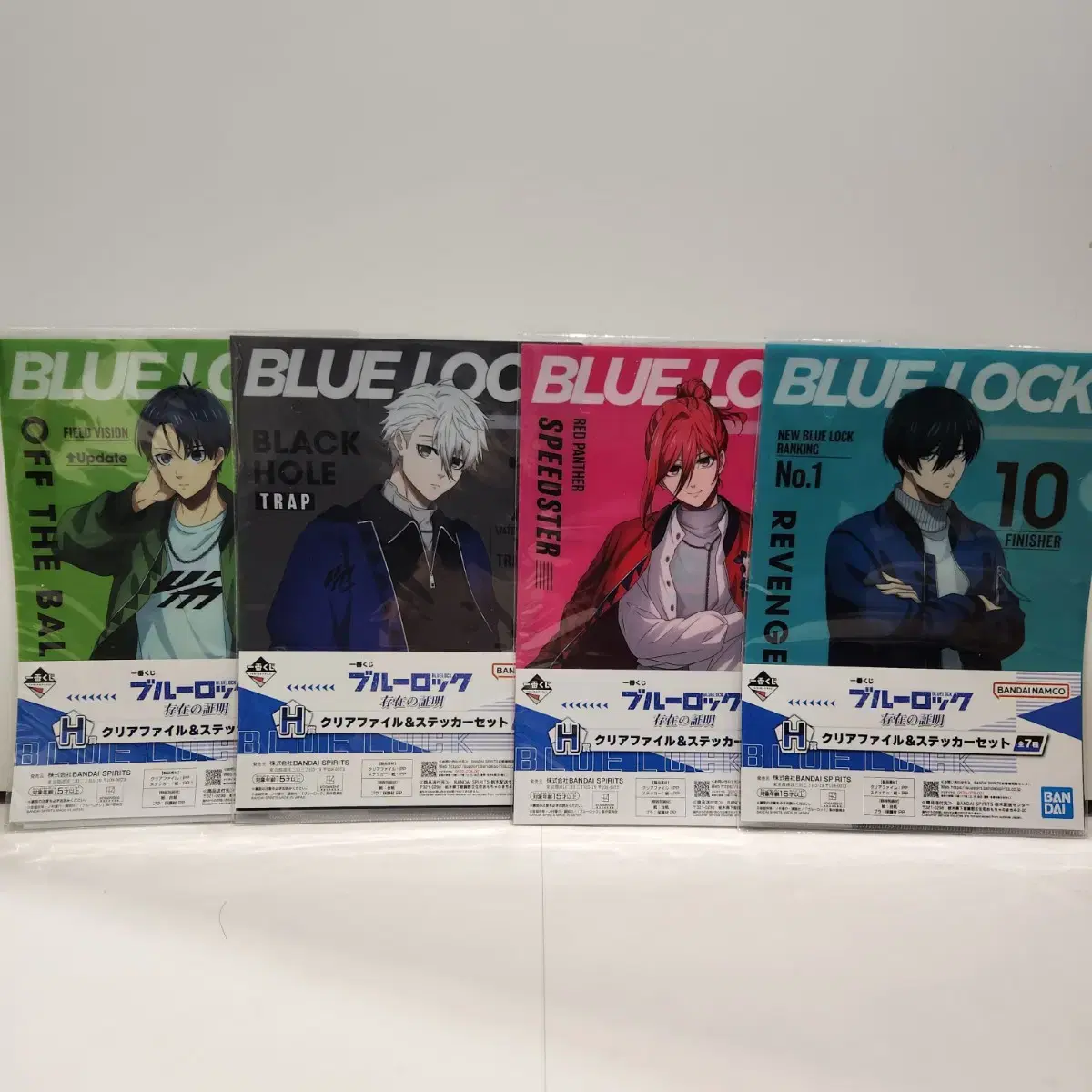 (unsealed)BLUELOCK First Lottery H Prize File Nagi Isagi Chigiri Atosirin