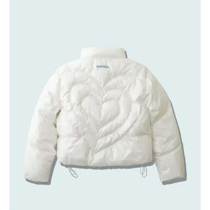 배드블루 Heart Puffer Jacket Snow White 패딩