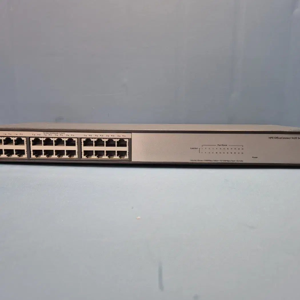 HPE 1420 JG708B 스위칭 허브 24포트 판매합니다.