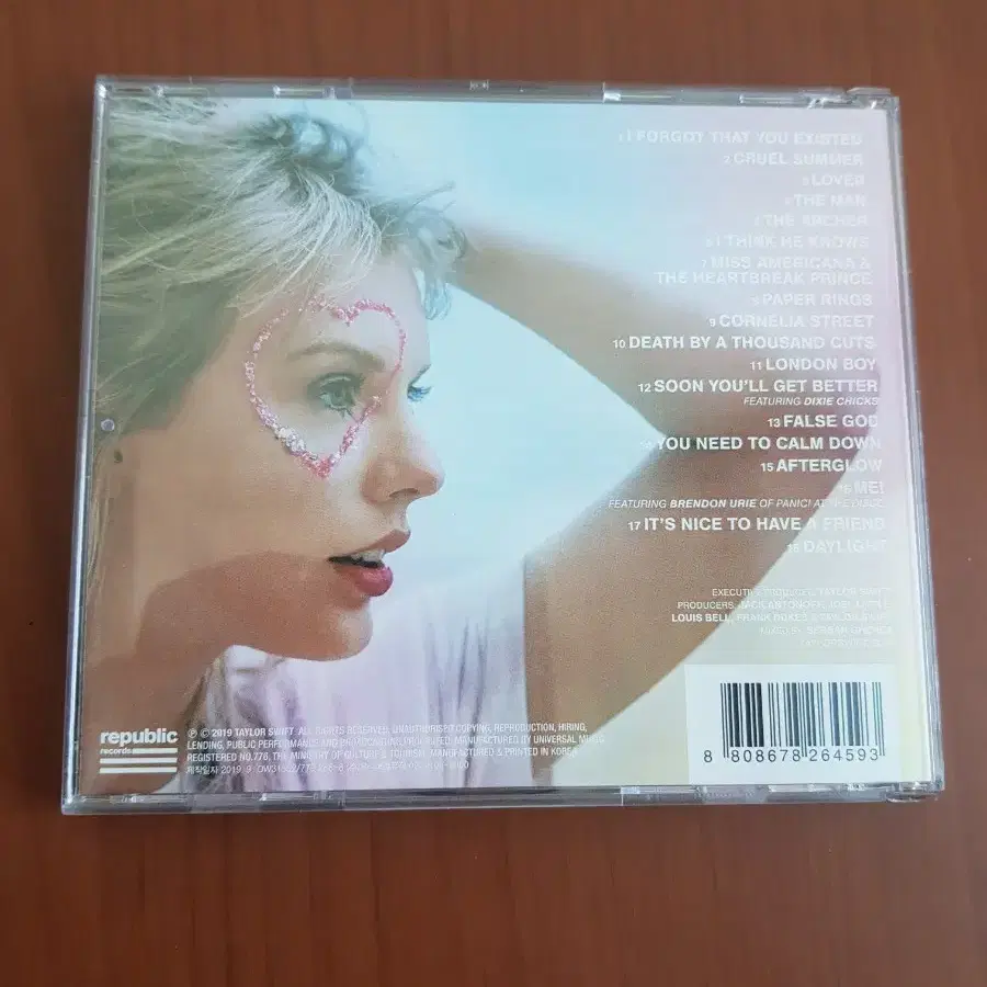 Taylor Swift Lover 포토카드포함 팝씨디 Popcd 팝시디