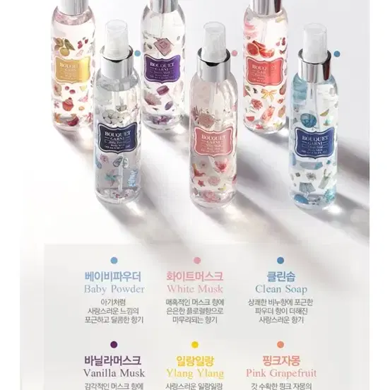 부케가르니 바디미스트 125ml (화이트머스크 향)