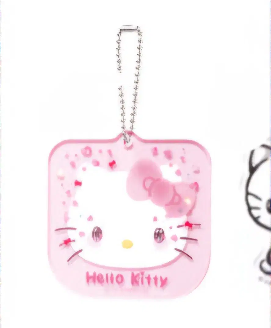 (unsealed)Hello Kitty Kuji E prize acrylic charm acrylic keyring 50th Anniversary Atari First Lottery