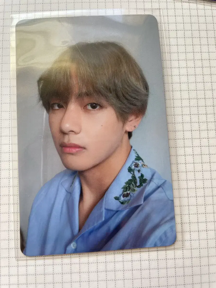 방탄 뷔 김태형 v 포카 0.3