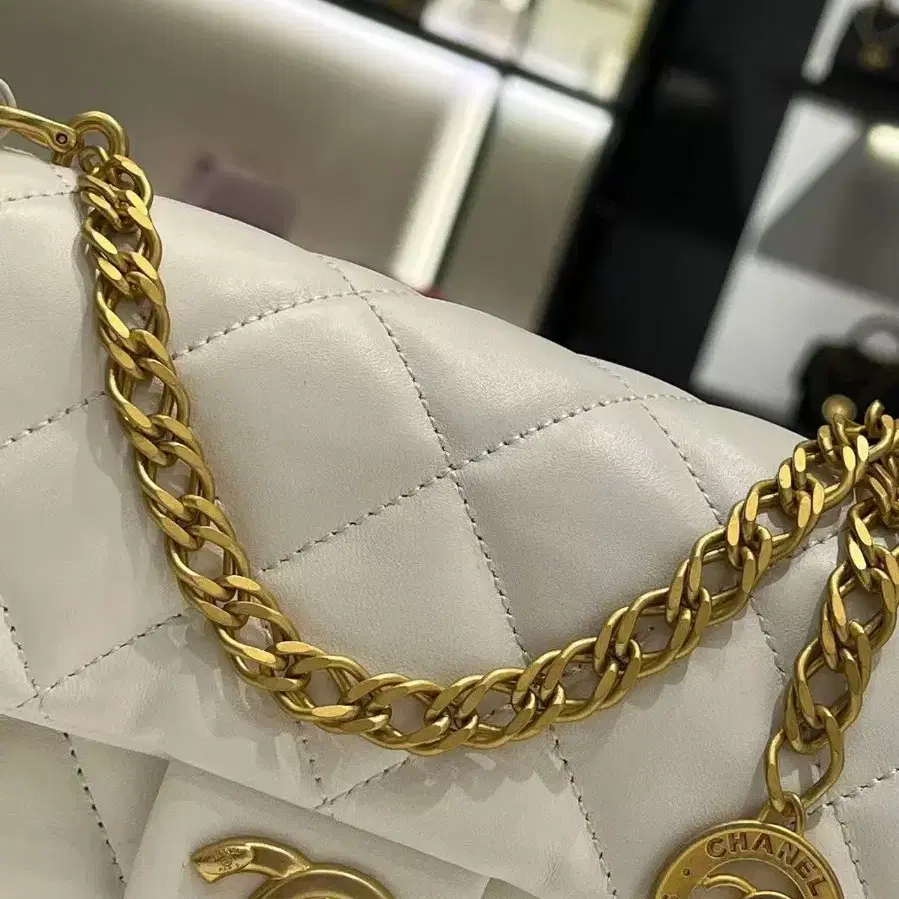 CHANEL mini금화 숄더백 크로스 토트