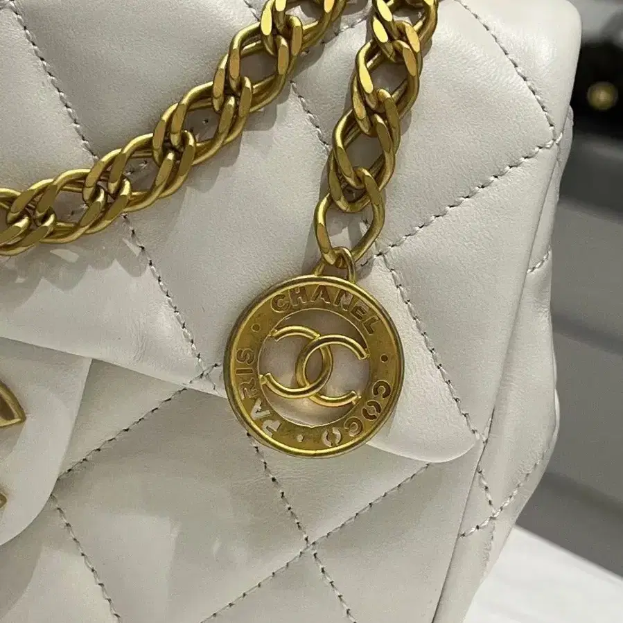 CHANEL mini금화 숄더백 크로스 토트