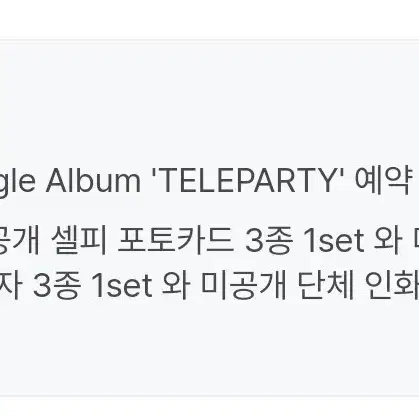 부석순 TELEPARTY 일반반 분철