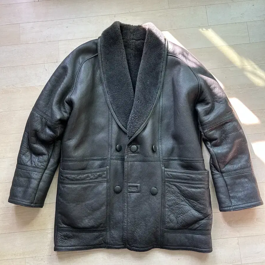 90s  MIKELEATHER 마이크레더 오리지널  빈티지 램스킨 무스탕