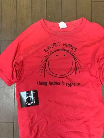 ELECTRO HIPPIES 티셔츠 크러스트 Punk 크러스트