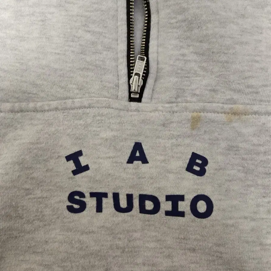 IAB Studio Half Zip Pullover Light Gray