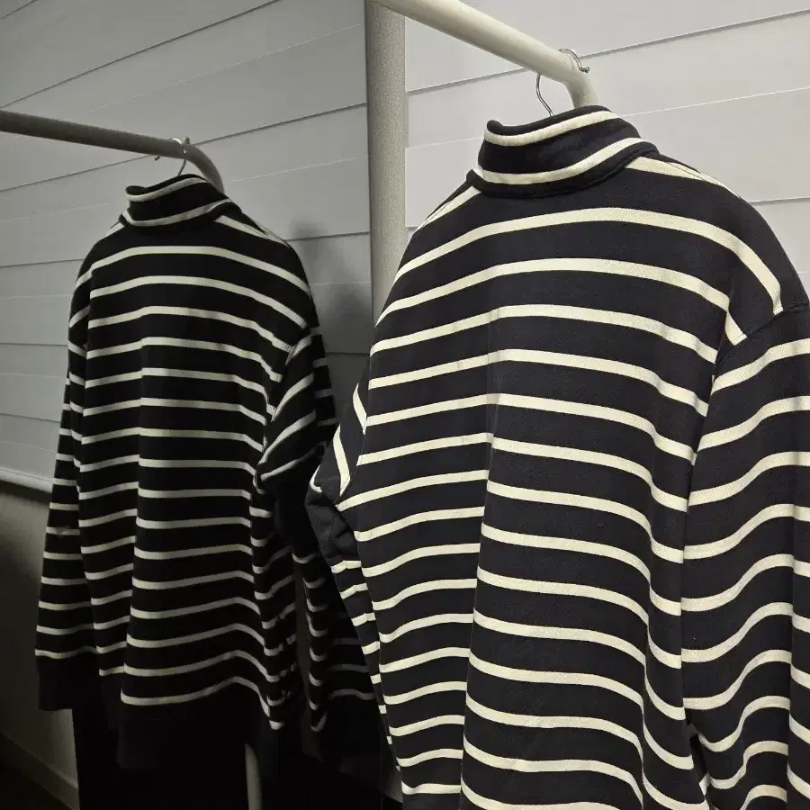 Supreme striped half zip-up sweat