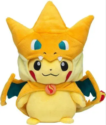 포켓몬메가리자돈Y 판초를 입은 피카츄 봉제 인형 2014