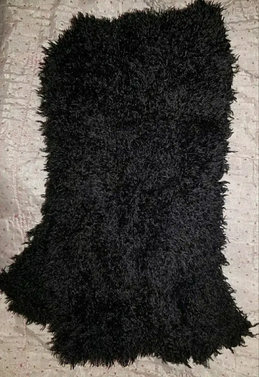 New, unused boucle shawl