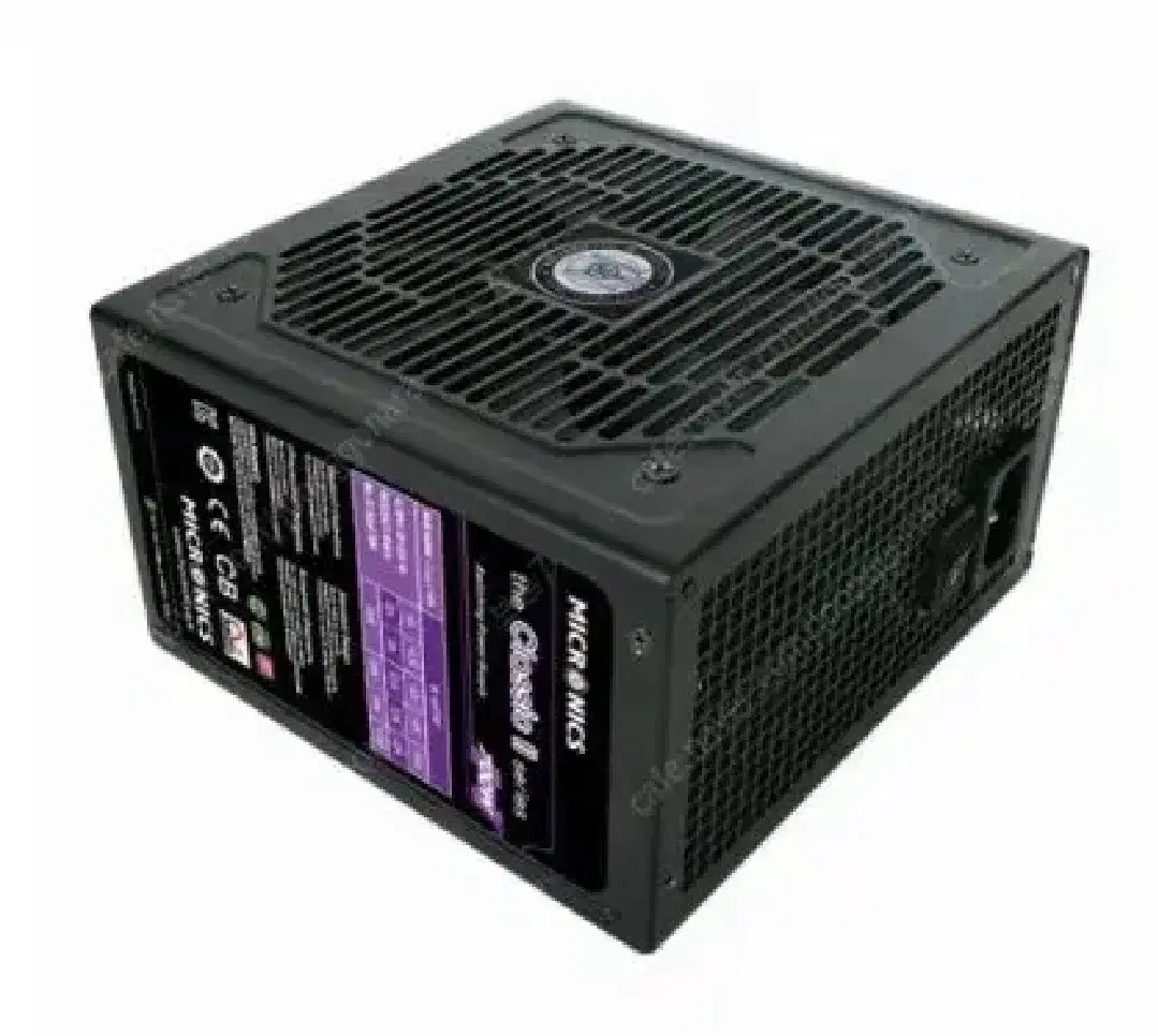 Micronics Classic2 rated 600 W power supply
