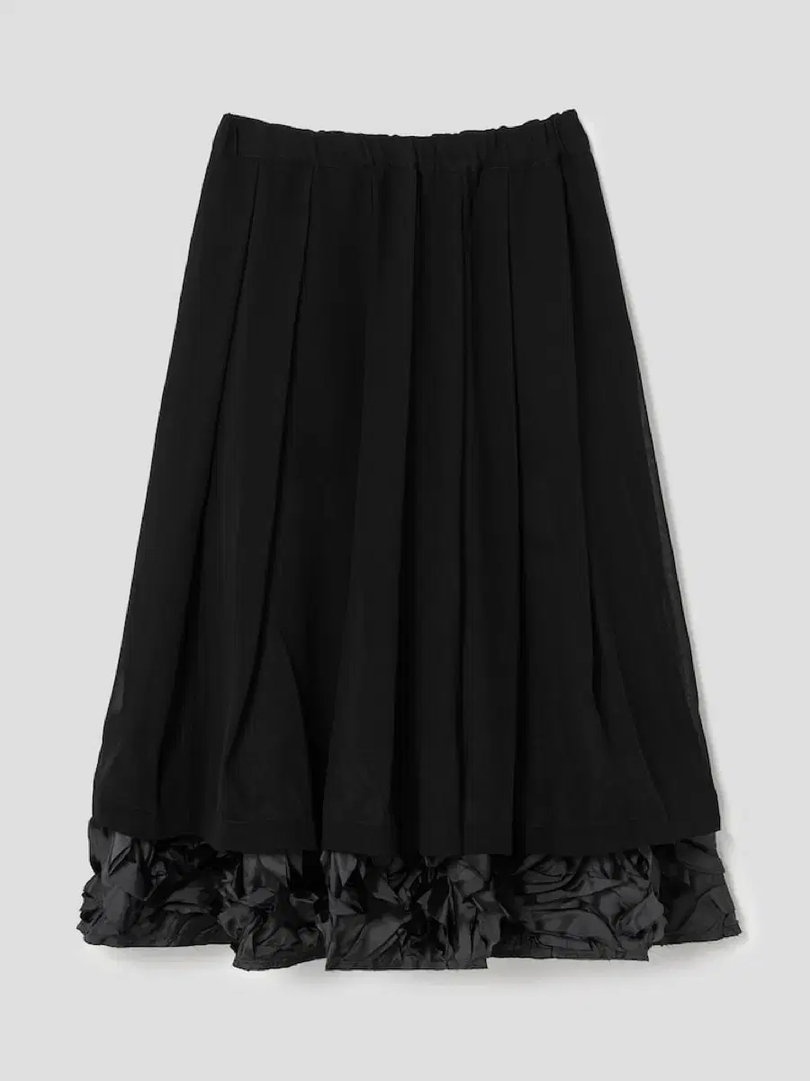 꼼데가르송 Polyester Georgette Layred Skirt