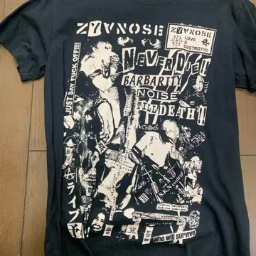 지아노세 티셔츠 크러스트 펑크