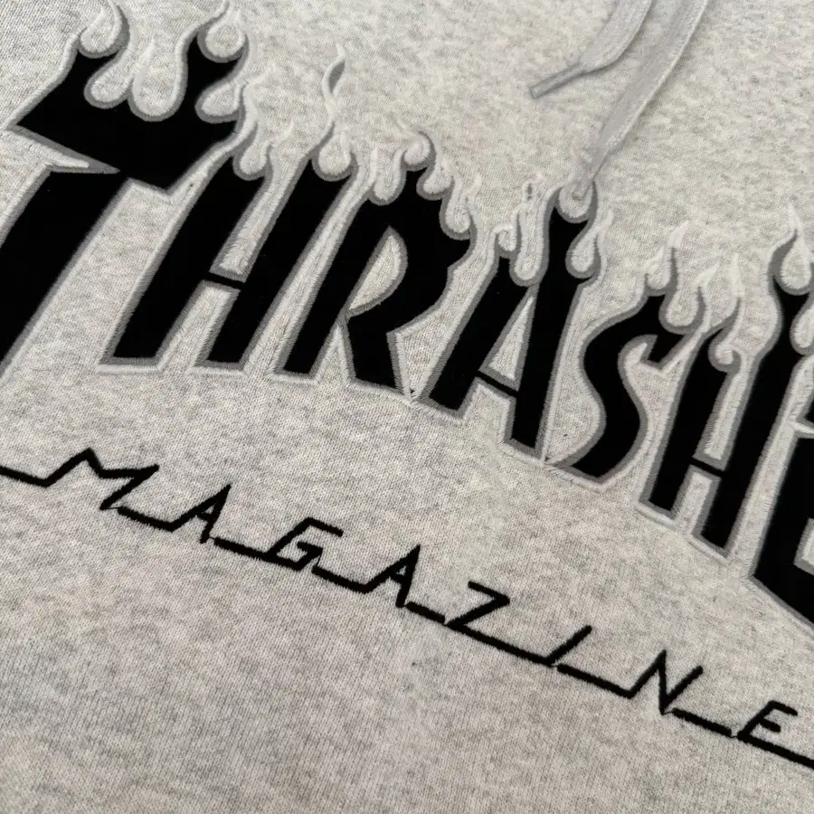 THRASHER 후디 트레셔 후드티 멜란지그레이 XL