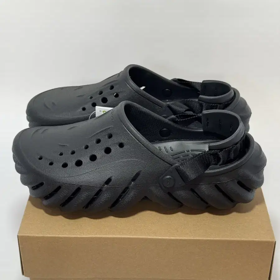 크록스 CROCS 에코 클로그 블랙 270mm 샌들