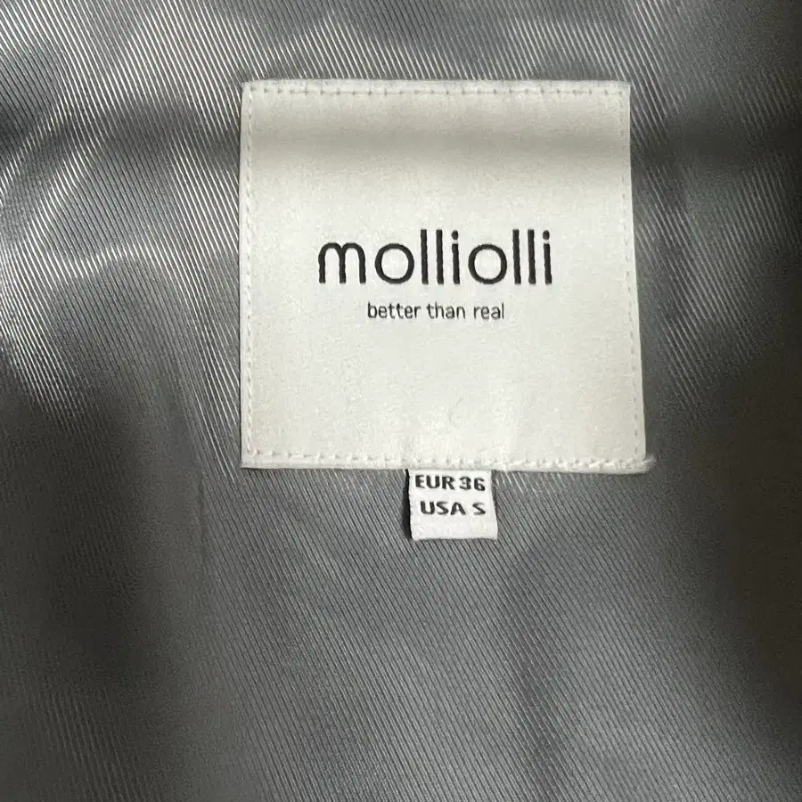 molliolli 몰리올리 퍼 자켓