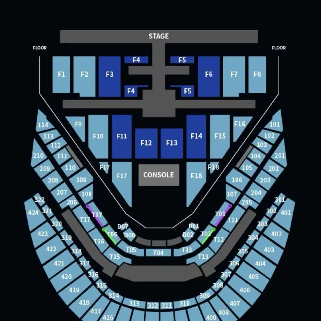 구해요) NCT 127 콘서트 엔시티 더모멘텀 칠콘 VIP F12 F13