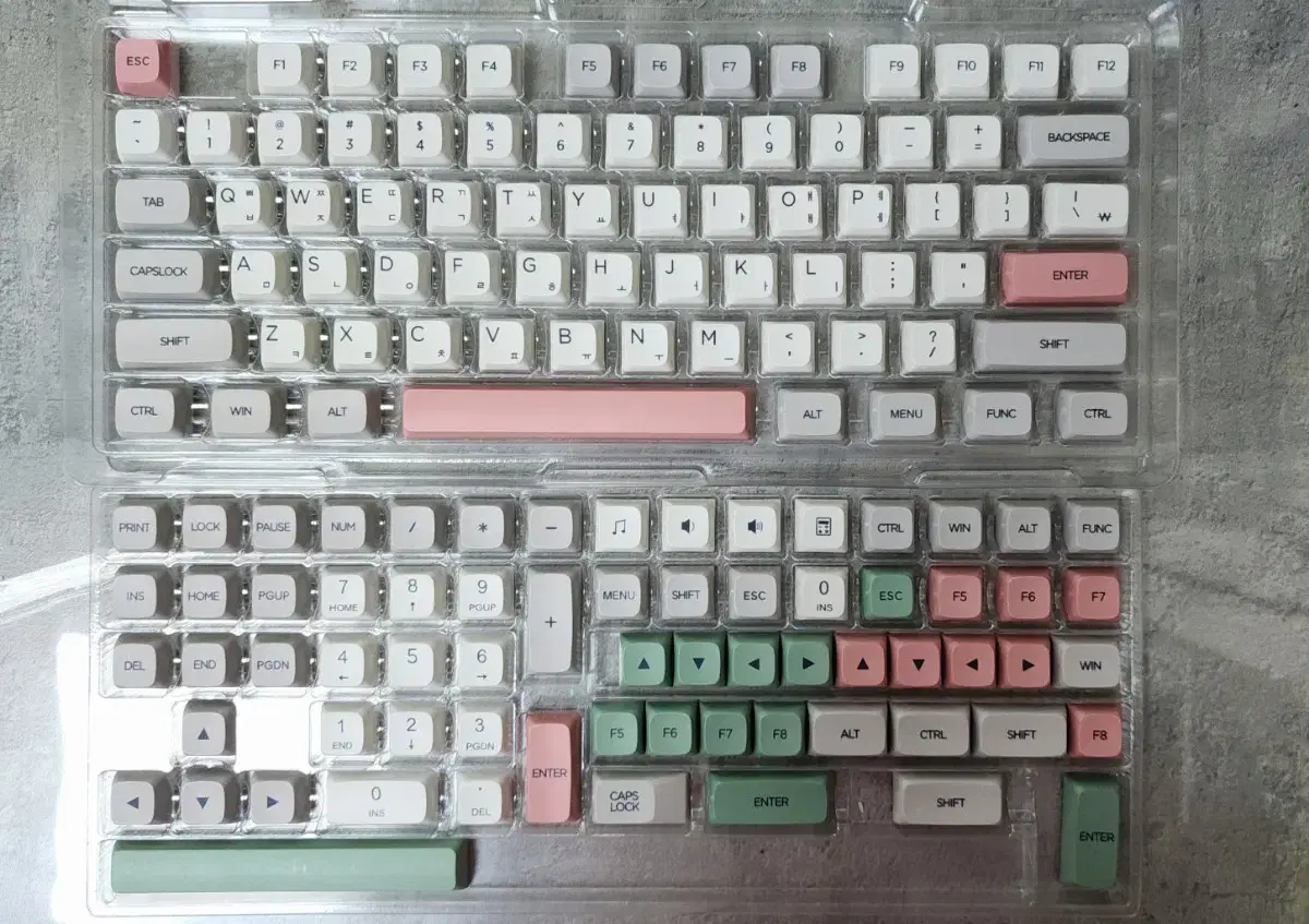 XDA 9009 PBT 키캡(한영각인) 판매합니다.