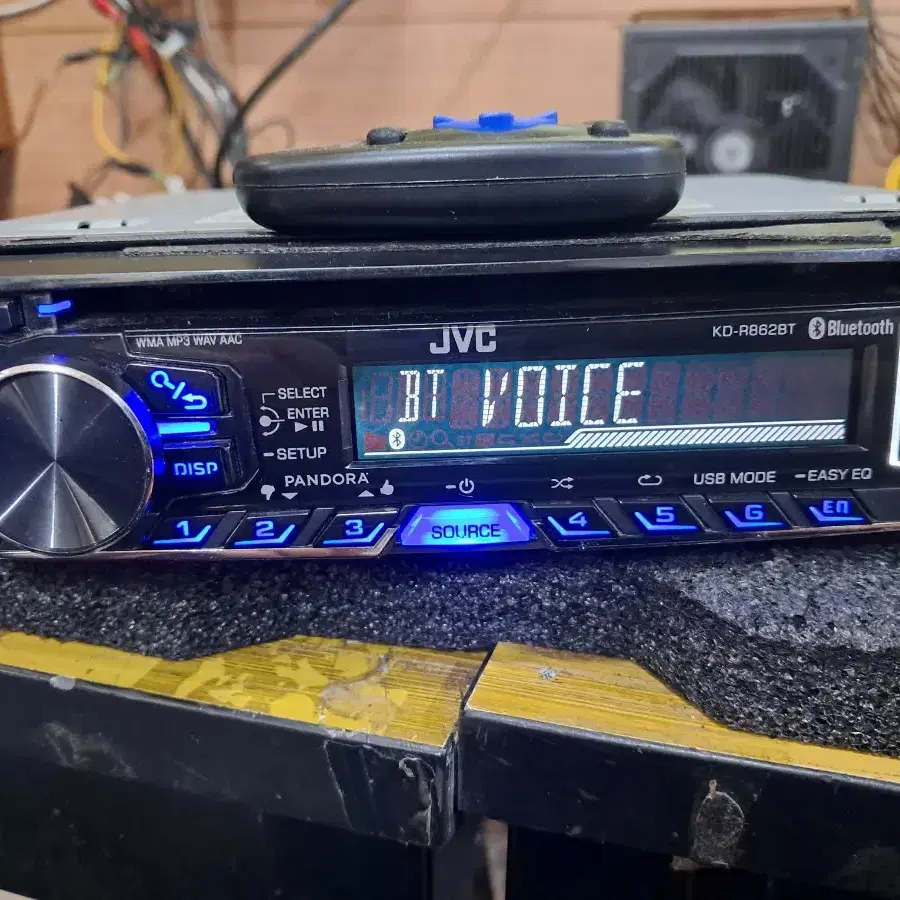 jvc 카오디오 블투usb mp3가능 본체리모콘포함