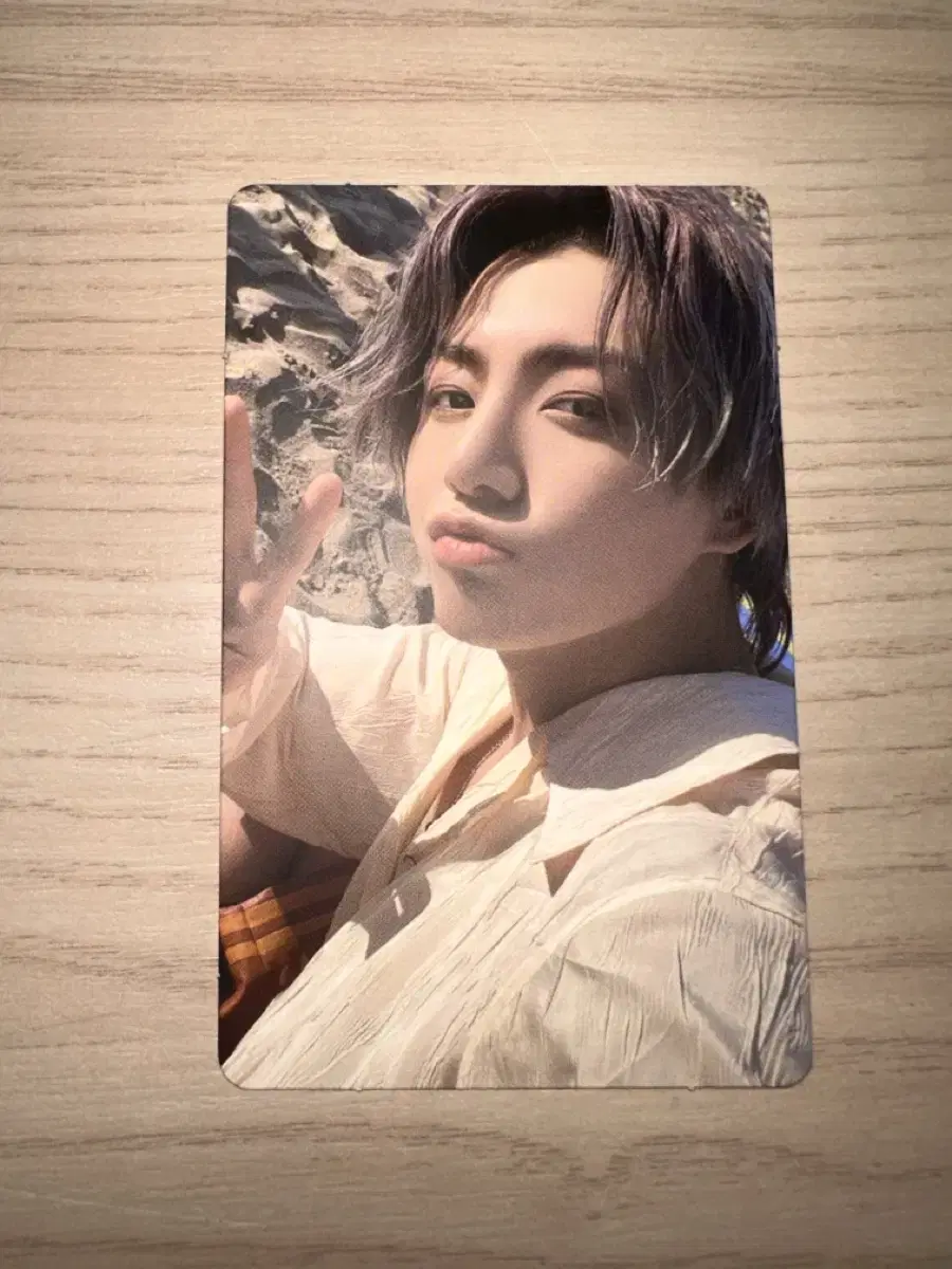 BTS jungkook Butter Peach Photo Card