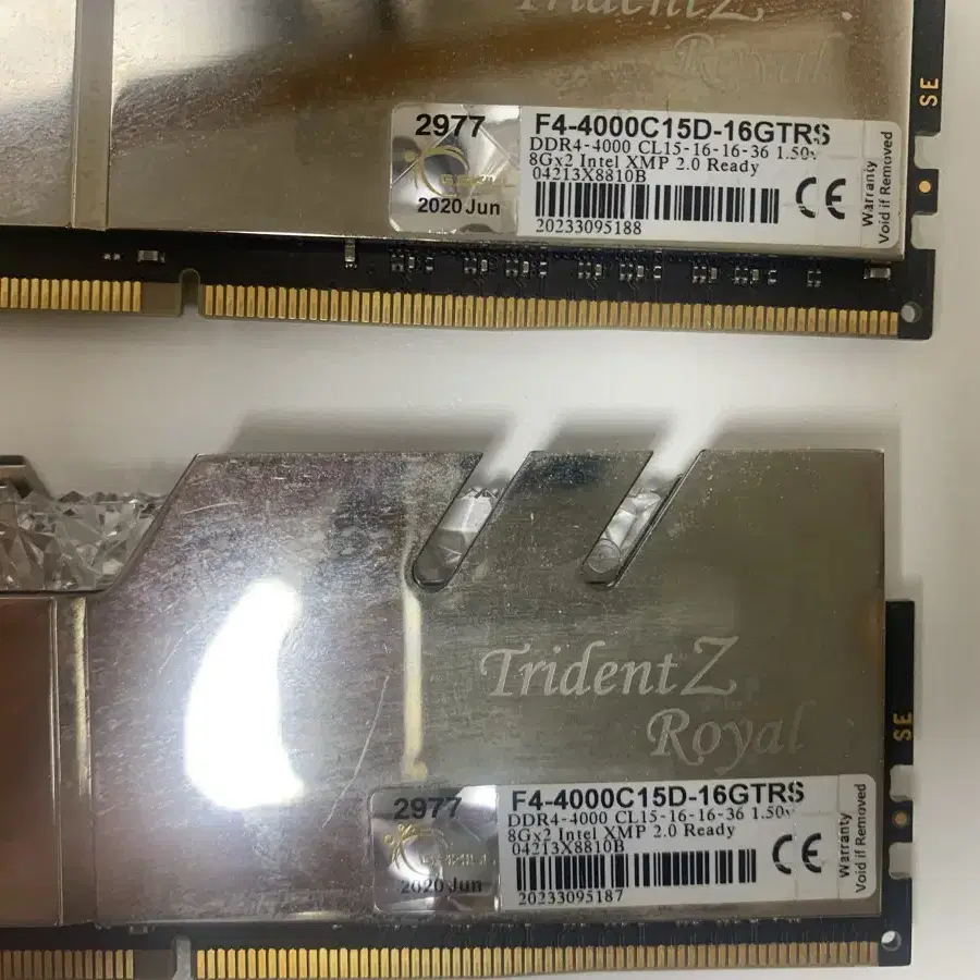 지스킬 트라이던트 Z 로얄 DDR4 4000 CL15 16GB