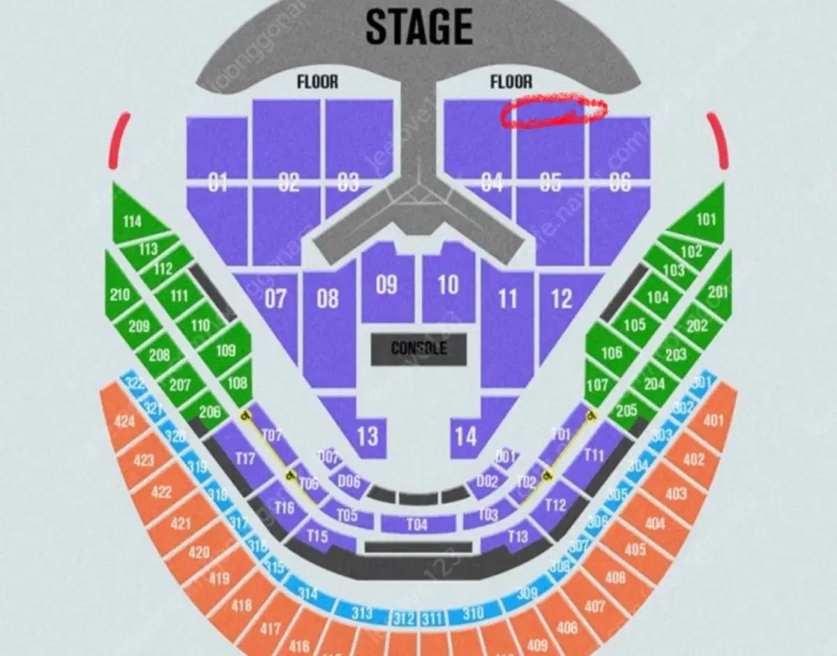 임영웅 리사이틀 콘서트 티켓 1/3 금 양도 5구역 앞