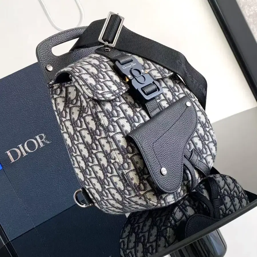 DIOR gallop oblique프린트 숄더 크로스백