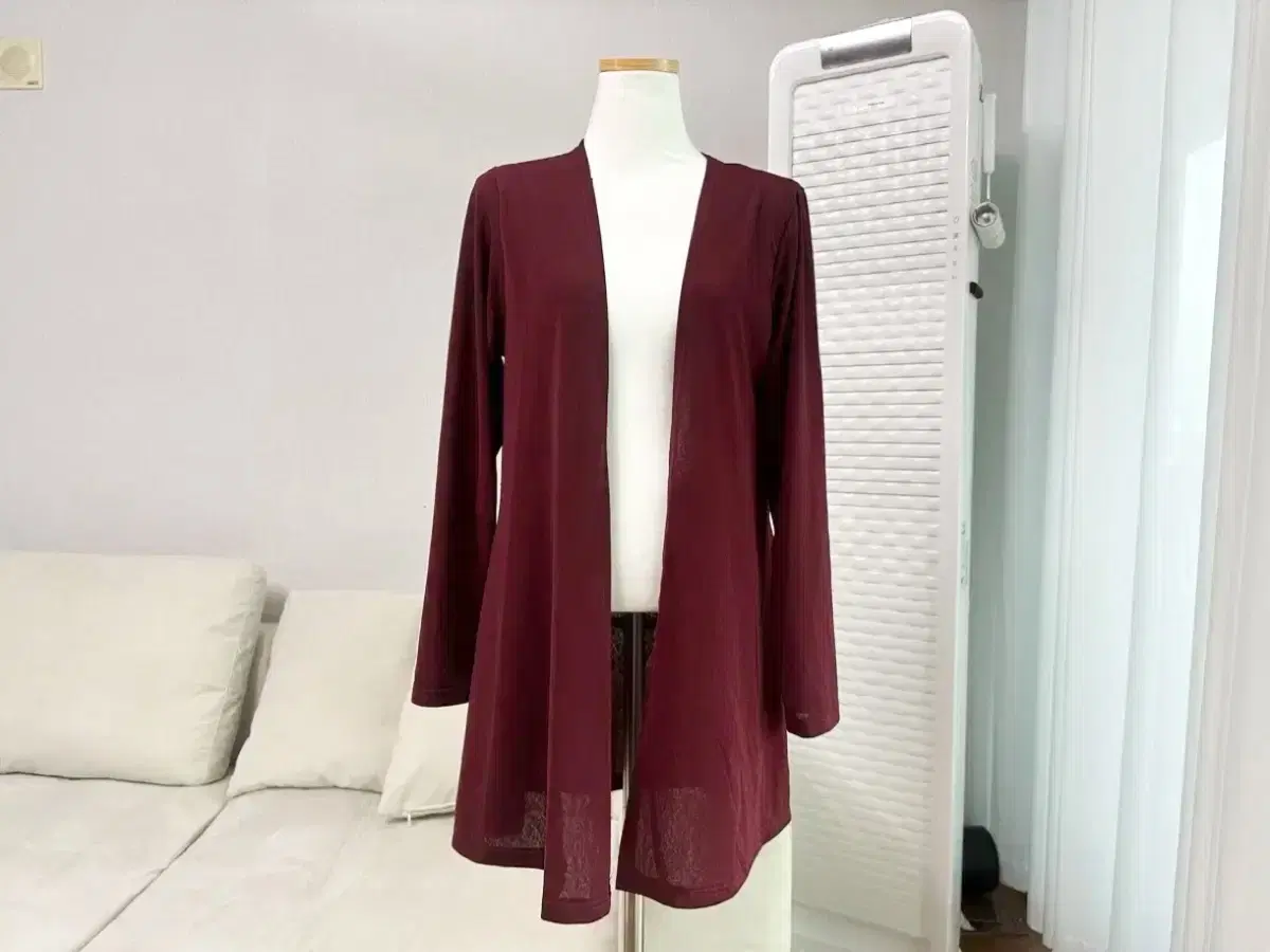 22. wine-colored long cardigan Gadan47 Rector78