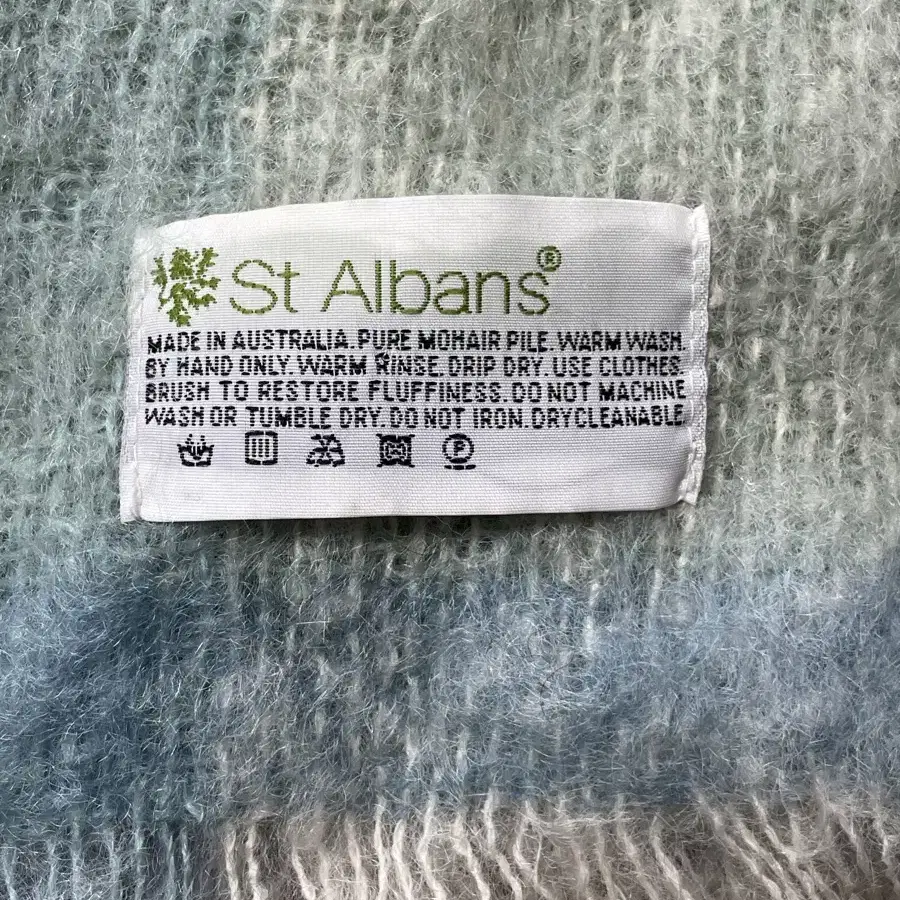 빈티지9 st.albans 모헤어 머플러 Made in Australia