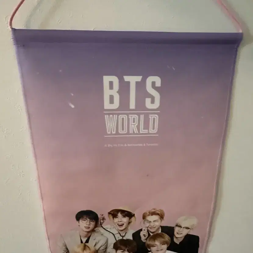 방탄소년단 bts world 비월 뱃지플래그