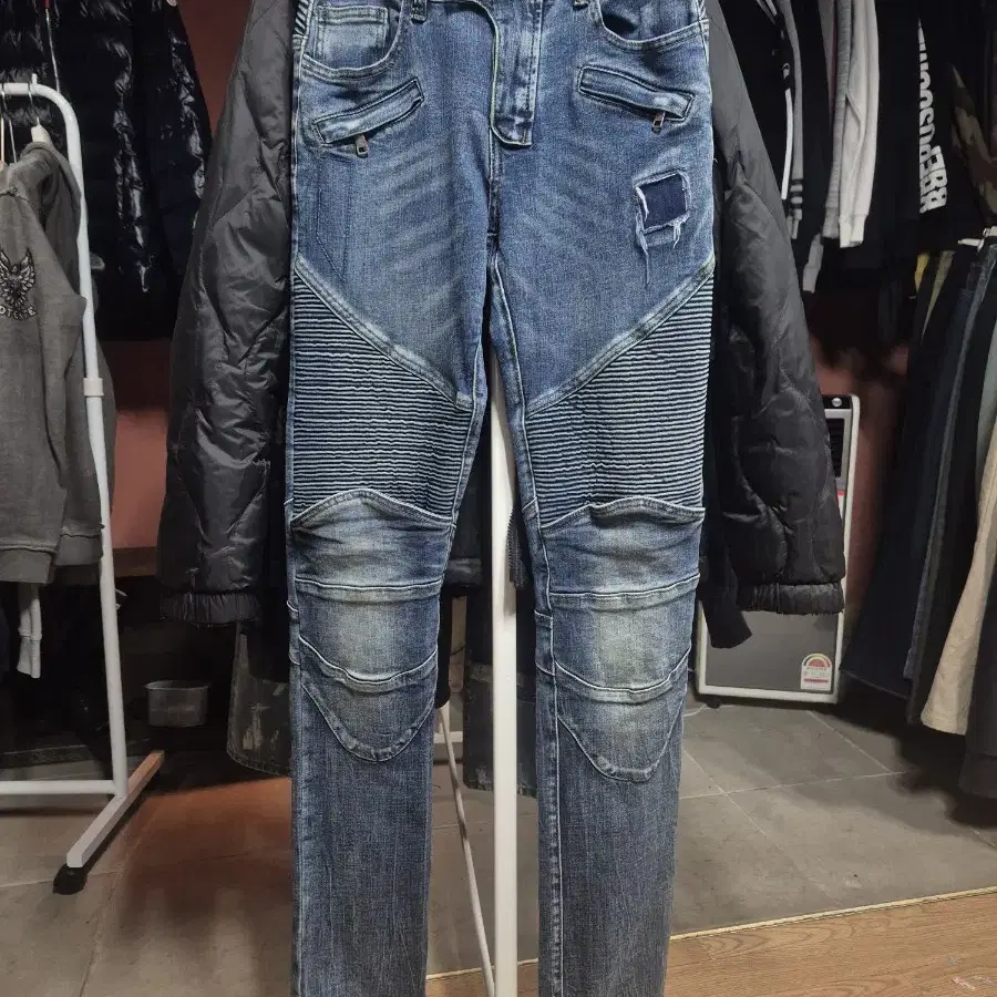 LOONG BIKER JEAN 청바지